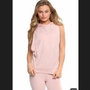 Kittenish Sleeveless Workout Hoodie